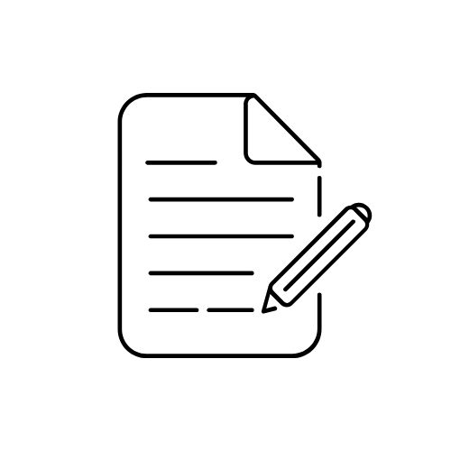 Icono firma papel